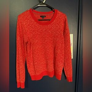 Tommy Hilfiger Red Crew Neck Sweater